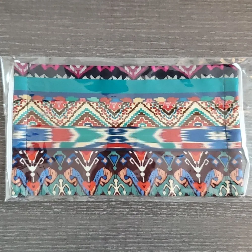 Johnny Was multi color printed face mask